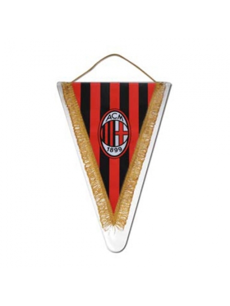 Gagliardetto triangolare piccolo con logo ufficiale MILAN